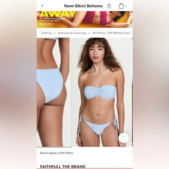 Faithful the brand bikini usually sold separately - Picture 1 of 11